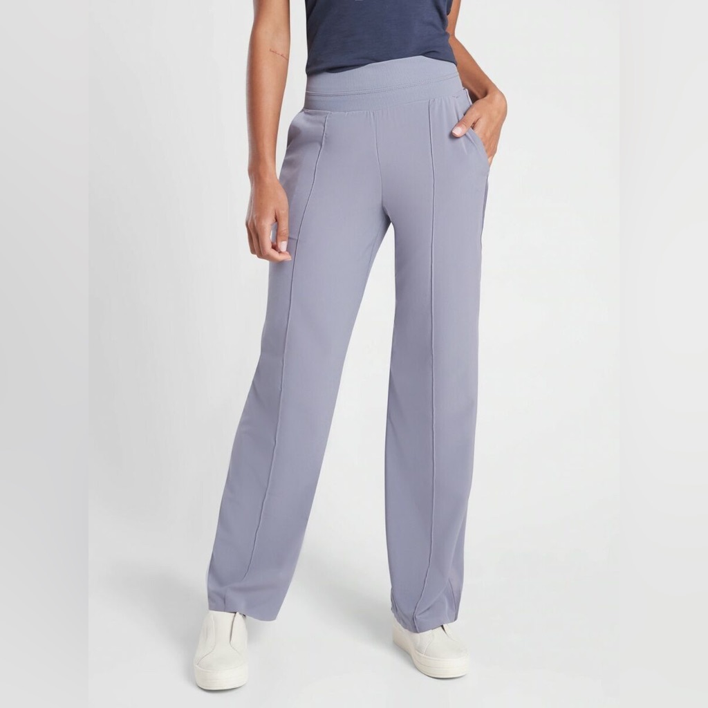 Like New Athleta Nolita Wide Leg Pant, Periwinkle